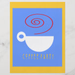 KAFFEPARTYreklamblad Full Färg Flygblad
