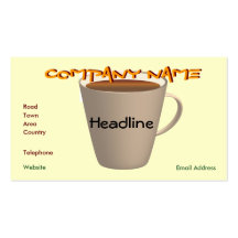 Kaffevisitkort med kalender 2012