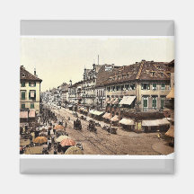 Kaiser Strasse, Karlsruhe, Baden, tyskland klassik Magneter