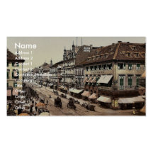 Kaiser Strasse, Karlsruhe, Baden, tyskland klassik Visit Kort