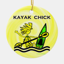 Kajakchickdesigner & saker julgranskulor