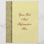 Kaki- Sandstenreklamblad Personliga Flygblad