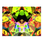 Kaleidoscope av färger vykort