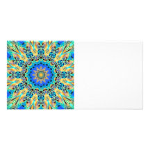 Kaleidoscopephotocard Anpassingsbara Fotokort