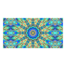 Kaleidoscopephotocard Anpassingsbara Fotokort