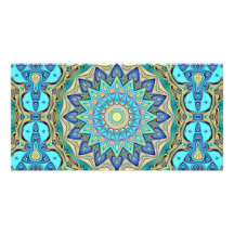 Kaleidoscopephotocard Hälsningskort Med Foto