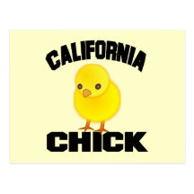 Kalifornien chick vykort