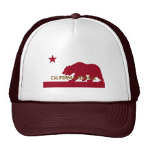 Kalifornien flaggaT-tröja - Big Bear Variant Kepsar