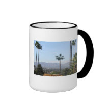 Kalifornien handflatan kaffe mugg
