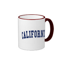 Kalifornien högskola kaffe koppar