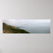 Kalifornien panorama- 14 affisch