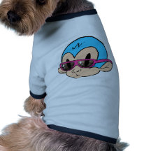 Kall apa hund tee shirt