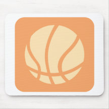 Kall basketsymbolslogotyp musmattor