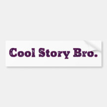 Kall berättelse Bro Bildekaler