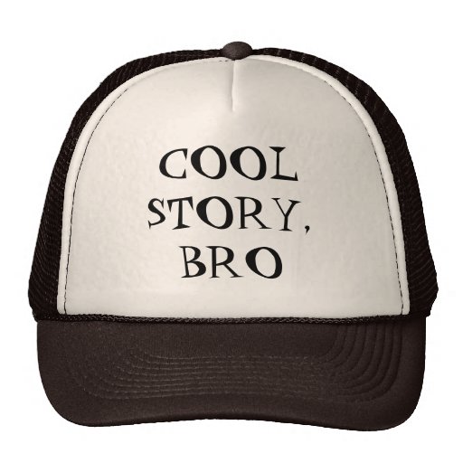 "Kall berättelse, Bro" hatt Mesh Kepsar