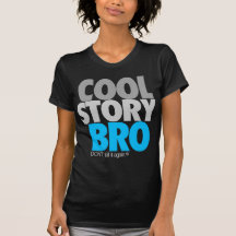 "Kall berättelse Bro" (himmelblått) T-shirts