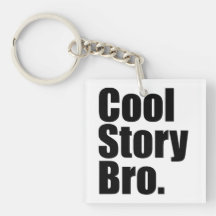 Kall berättelse Bro. Keychain