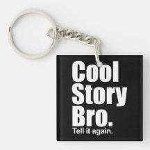 Kall berättelse Bro. Keychain
