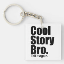 Kall berättelse Bro. Keychain