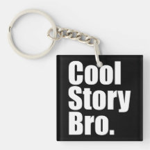 Kall berättelse Bro. Keychain