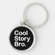 Kall berättelse Bro. Keychain Nyckel Ring