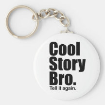 Kall berättelse Bro. Keychain Nyckel Ringar