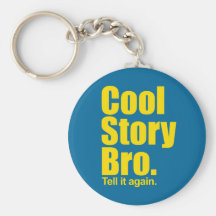 Kall berättelse Bro. Keychain Nyckelring
