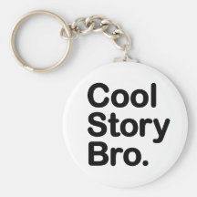 Kall berättelse Bro. Keychain Nyckelring