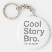 Kall berättelse Bro. Keychain Nyckelring