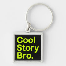 Kall berättelse Bro. Keychain Nyckelring