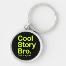 Kall berättelse Bro. Keychain Nyckelringar