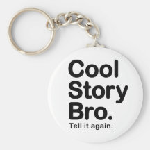 Kall berättelse Bro. Keychain Nyckelringar