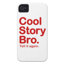 Kall berättelse Bro. Knappt där fodral för iPhone  iPhone 4 Case-Mate Case