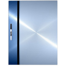 Kall blåttrostfritt stålmetall Dry-Erase board