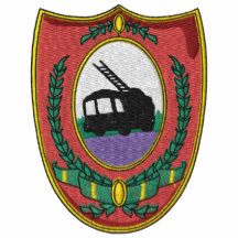 Kall brandman broderad skjorta
