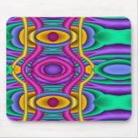 Kall dekorativ fractal Mousepad Musmattor