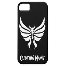 Kall enkel elegant stam- klassikersvartvit iPhone 5 Case-Mate skydd