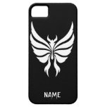 Kall enkel elegant stam- klassikersvartvit iPhone 5 Case-Mate fodral