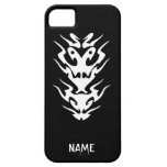 Kall enkel elegant stam- klassikersvartvit iPhone 5 Case-Mate skydd