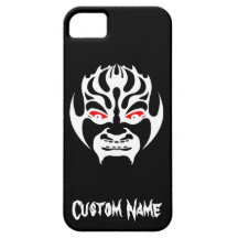 Kall enkel elegant stam- klassikersvartvit iPhone 5 Case-Mate skydd
