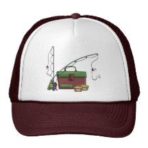 Kall fiskepol & redskaphatt baseball hat