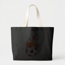 Kall fotboll/fotboll hänger lös tote bag