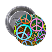Kall fredkärlekhjärta pins
