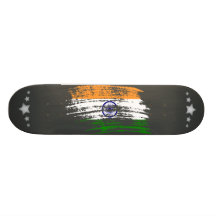 Kall indisk flaggadesign anpassad skate board
