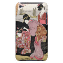 Kall japansk rulla för dam för ukiyo-etriogeisha barely there iPod case