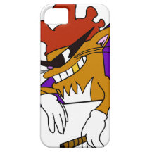 Kall katt med Rosterhatten! iPhone 5 Case-Mate Skal