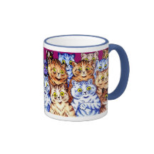 Kall kattmugg av Louis Wain
