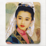 Kall kinesisk ung härlig princess Guo Jing Mus Mattor