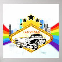 Kall Las Vegas vektoraffisch