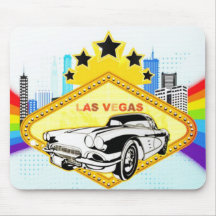 Kall Las Vegas vektordesign Mousepad Musmattor